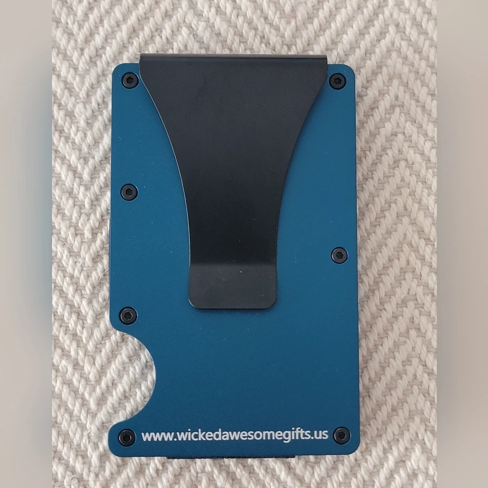Minimalist Card Wallet Anodized Aluminum RFID Block Guardian Archangel Wallet!